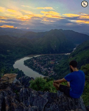 #Sunset at #NongKhiaw… You just feel like you are #onTopOfTheWorld… which is the result&hellip;