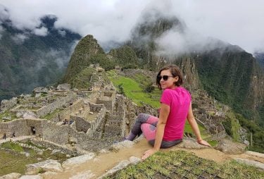 How could I not wear my #gettingbacktomyself T-shirt here at Machu Picchu. • It’s…