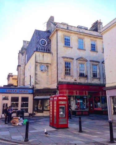 Bath is a town in southwest England, known for its natural hot springs and…