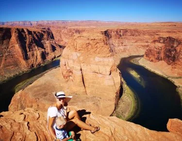 Podkowa rzeki Colorado #coloradoriver #horseshoebend #page #arizona #grandcanyon #unitedstatesofamerica #holiday #travelfreak #thebestplaceintheworld #holidays #trip…