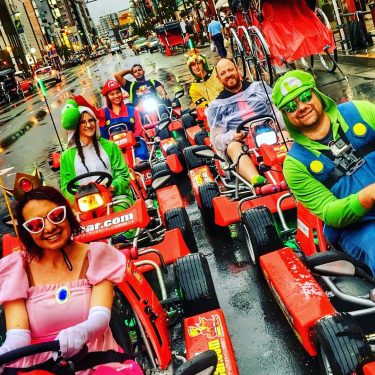 Real life Mario in the streets of the biggest city in the world, in…