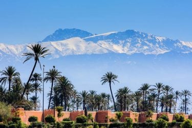 When you think of Morocco, the desert-scape comes to mind more than mountains but…