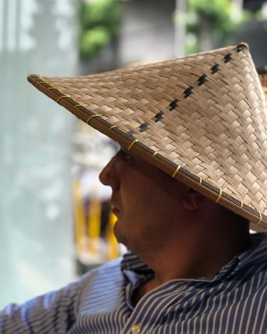 When you have rice on your head‍ rice hat #bali ‍️Discover my Journey around…
