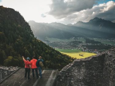 Driving down the road we saw a huge bridge across two mountains with a&hellip;