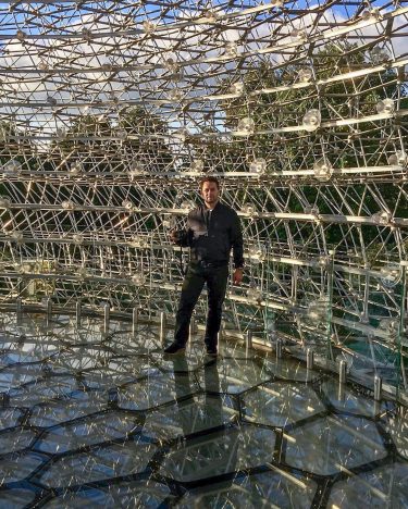 At the Hive, the sculpture controlled by bees ——————————————————————— . . . . .&hellip;