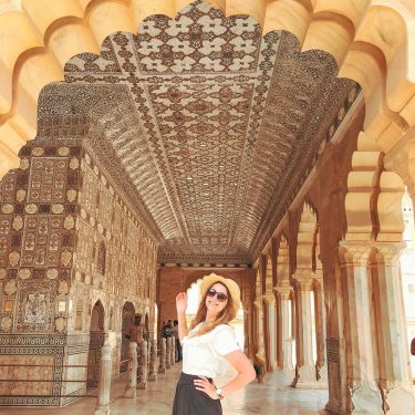 Jaipur, India ???????? ???????? El Palacio de los Espejos (el Sheesh Mahal) dentro del&hellip;