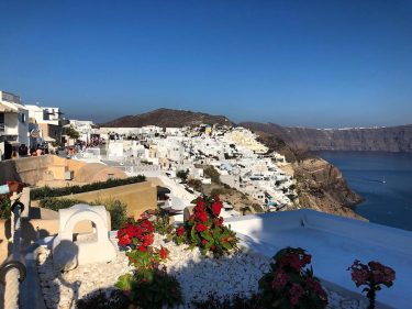 Santorini In The Afternoon The sun was so bright up here—I felt like I…