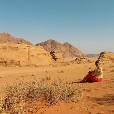 Wadi Rum the most beautiful desert #desert #wadirum #beauty #dream #jordan #livealive #travelworld #travelismylife…