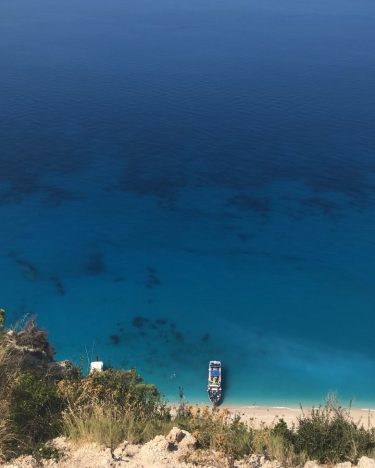 All you can see is just blue #lefkada ‍️Discover my Journey around the #mostbeautifulplacesintheworld…