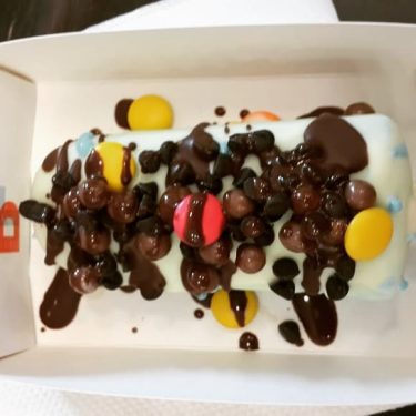Enjoy a Cookie Blue Ice Cream at @ ! Super Delicious, Super Yum !…