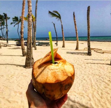 Taste Of coconut in Santo Domingo #republicadominicana ‍️Discover my Journey around the #mostbeautifulplacesintheworld #travelgram…