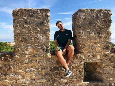 Having a beer in my castle