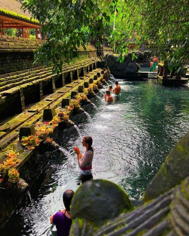 Ritual purification * The temple compound consists of a petirtaan or bathing structure, famous…