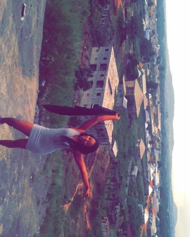 “When you’re in your lane, there is no traffic. Beautiful view #bnesimppl #nollywood #brodashaggi…