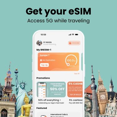 A vibrant festival scene showcasing attendees enjoying music and activities, highlighting the benefits of BNESIM eSIM for connectivity.