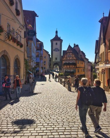 Rothenburg, um mix de cidade medieval e conto de fadas