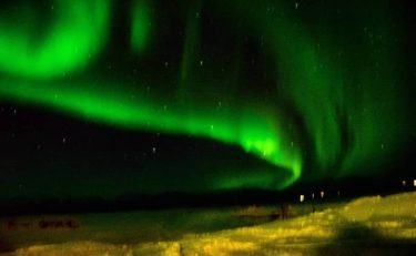 quella sera fu come un tuono per i nostri – – – – #abisko…