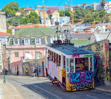 Lisboa o Valparaiso? Amo las ciudades coloridas!