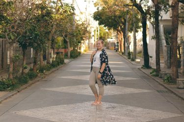 We found this gorgeous area of Naha after taking photos at Fukushuen Gardens and&hellip;