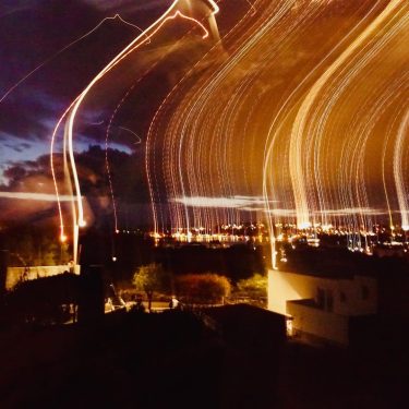 The view from our #airbnb in #split #croatia at night. If you look close…