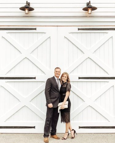 My handsome date last night for the beautiful wedding of Nick and Kelly. ️…
