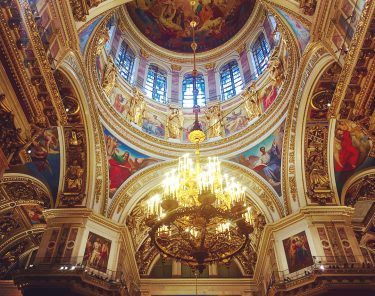 One of the biggest churches in the world, decorated with large statues of angels,&hellip;