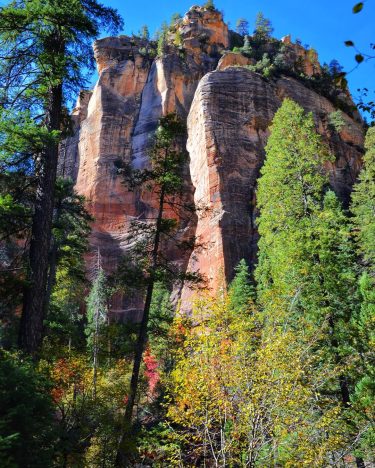 The #westforktrail is surrounded by canyon walls. For a klutz like me, this scenery…