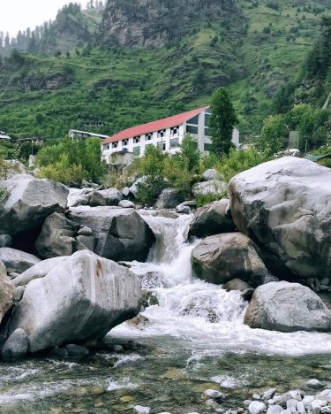 When Stuck in Traffic at Manali, Find TRANQUILITY at the RIVERFRONT!! . . .&hellip;