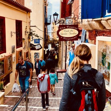 It was a little cold today in #crete so we checked out the colourful…