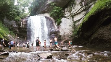Waterfall Wednesday from Looking Glass Waterfall in Pisgah National Forest. Read about our travels&hellip;