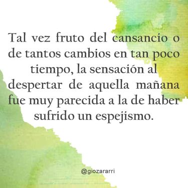 Tal vez fruto del cansancio o de tantos cambios en tan poco tiempo, la&hellip;