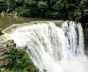 A 40m high waterfall at Shifen. Often called as the “Little Niagara of Taiwan”,…