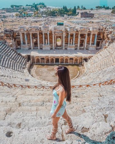Theater in the ancient Hierapolis is one of the well preserved ancient theaters in…
