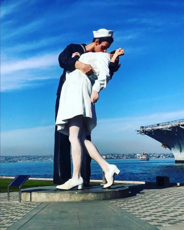 Thank you to all those who served! Read about our travels to the kissing…