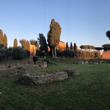 The ruins of the ancient palace within the Roman Forum