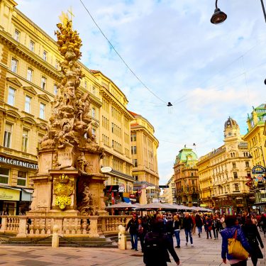 A Holy Trinity column erected in commemoration of the end of the Great Plague&hellip;