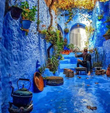 Chefchaouene je suis bleu de toi Si vous voulez voir la vie en bleu…
