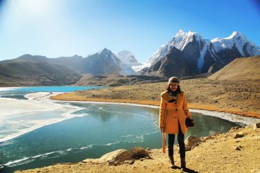 One of the highest and most beautiful lakes in the world, approx at 18k&hellip;