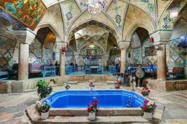 Iran_Kerman,Ganjali Khan Collection(مجموعه ی گنج علی خان کرمان): 1Vakil ceremonial coffe/چایخانه سنتی وکیل 2Bazar/بازار&hellip;