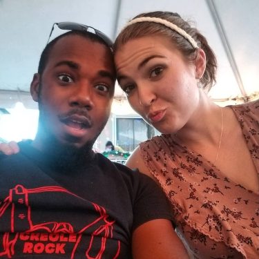 Taking silly selfies while you’re waiting for food is a good way to pass…