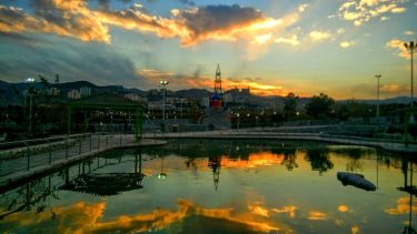 Sunset from Kuhsangi Pool(غروب از استخر کوهسنگی)Aslike a momente of peace in frame of…