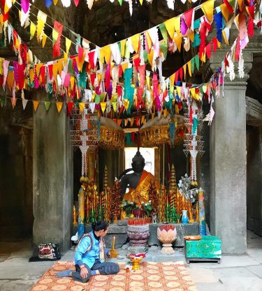 Banteay Kdei, which was a surprising little oasis in the midst of the tourist…