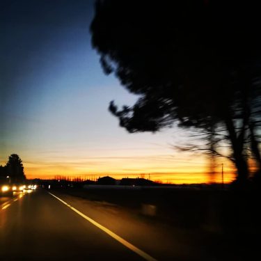 In auto, una sera di gennaio. #landscape #paesaggio #landscapephotography #landscape_lover #landscape_lovers #landscapelover #landscape_captures #landscaping…