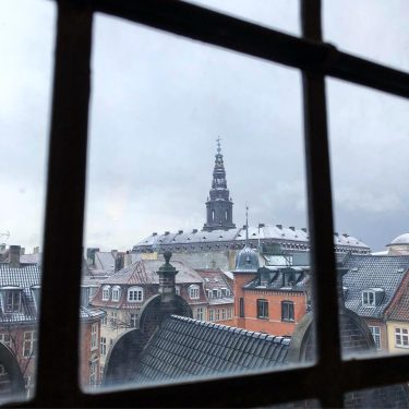 Frosty Copenhagen seen from above ????
