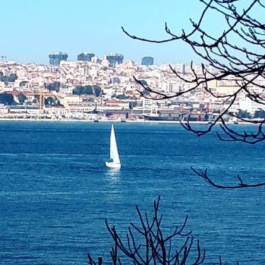 Tagus River and Lisbon taken from the Almada side . . . . .…