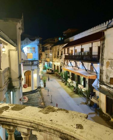 Tanzania????????zanzibar #zanzibarisland #night #stonetown #street #view from balcony #worldheritage #shangani #karibu sana #hakuna matata…