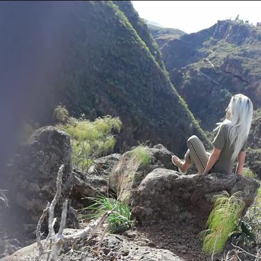 Today’s view Driving up the mountain we stopped at Barranco Ajabo, such a beautiful…