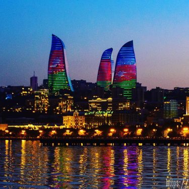 Flame Towers #sunset #sun #sunset_pics #sunsetlover #azerbaijan #azerbaijani #azerbaijani_gallery #rizwan #travel #travelblogger #travelphotography #travelgram…