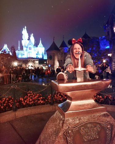 . . . . #Disneyland #disneylandcalifornia #lights #theswordinthestone #travel #traveling #wanderlust #girl #lifestyle…