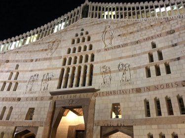 Walked around Nazareth town and made a visit to this awe-inspiring place, the Church…
